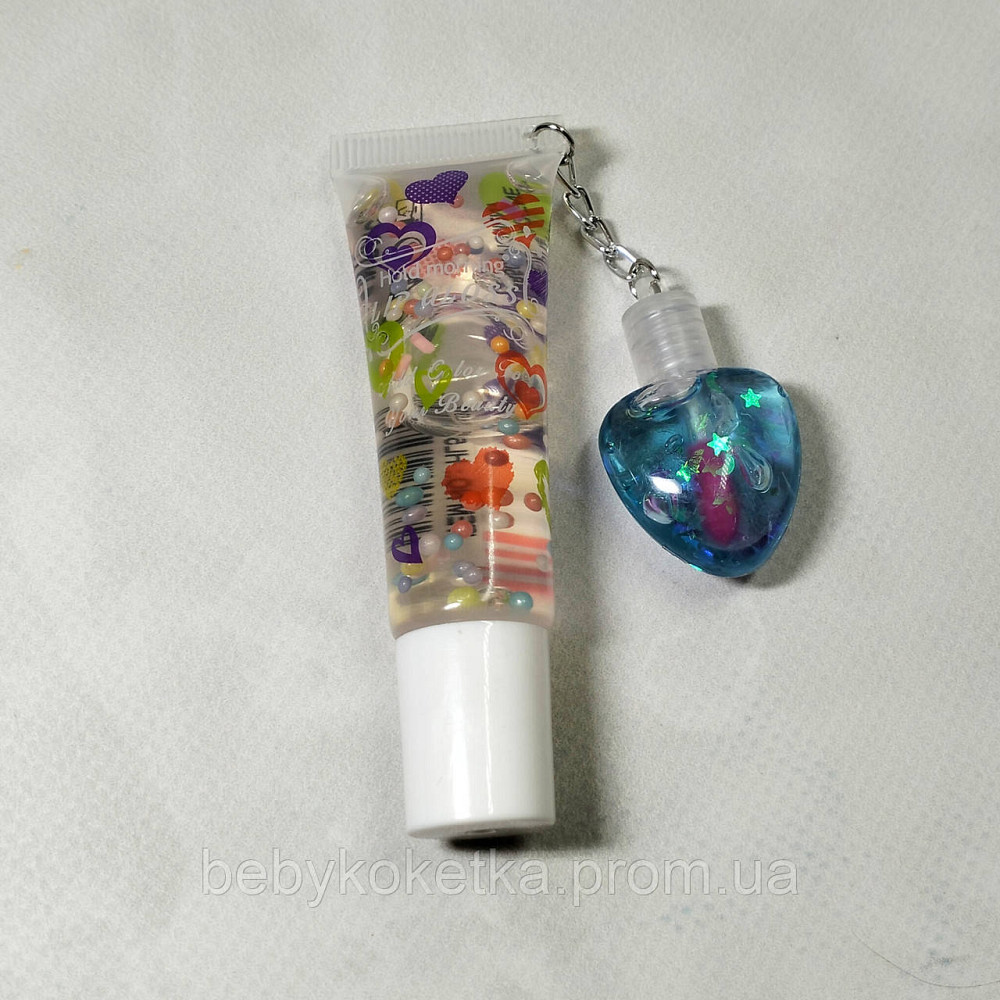 Дитячий блиск для губ зволожуючий Hold morning Lip Gloss HL Синій тінт Львів - фото 1