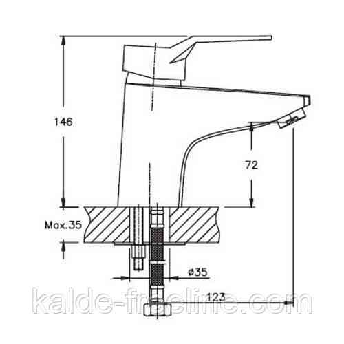 Змішувач для раковин Haiba Zeon 001 Харків
