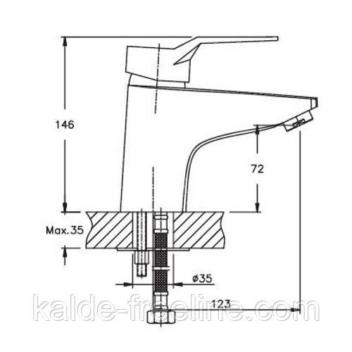 Смеситель для раковин Haiba Zeon 001 Харьков - изображение 2
