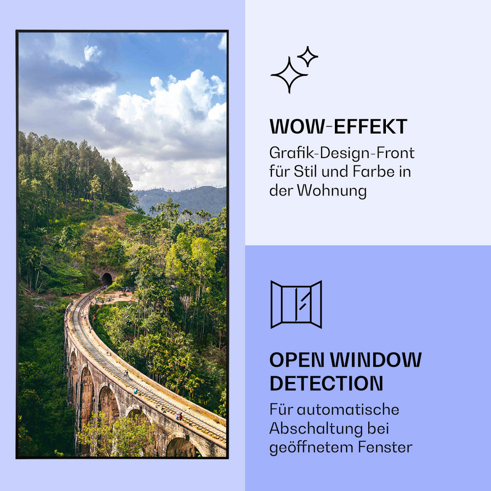 Wonderwall Air Art Интеллектуальный инфракрасный обогреватель 60x120 см 700 Вт 60 x 120 см | тренироваться Ровно - изображение 6