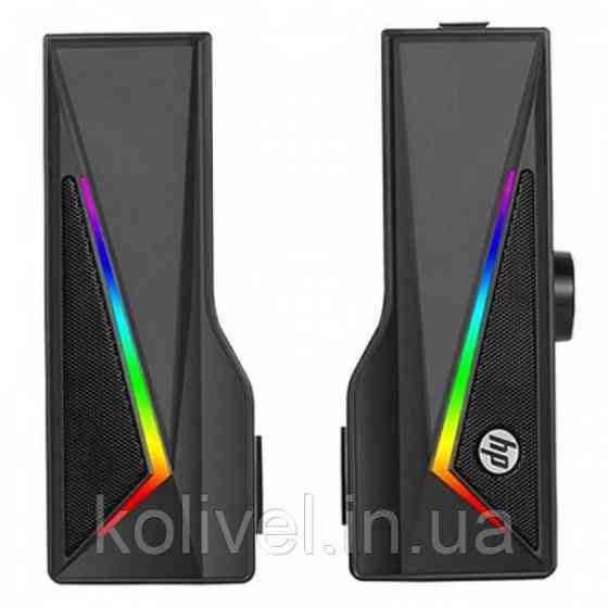 Акустична система (саундбар) 2.0 HP DHE-6005, USB, 6Вт, LED RGB (DHE-6005) Киев