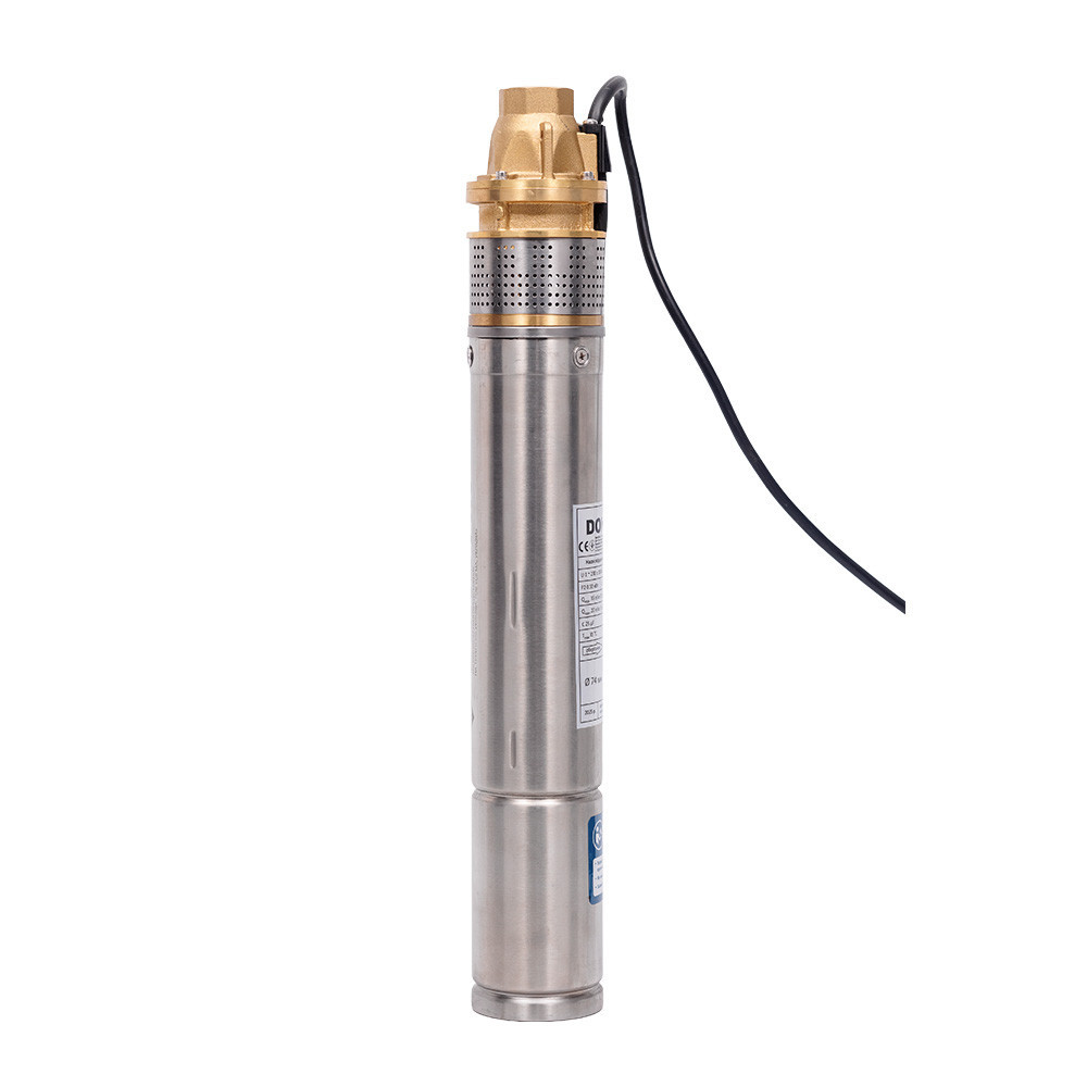 Насос вихревой скважинный 0.55кВт H 36(21)м Q 40(20)л/мин Ø75мм AQUATICA (DONGYIN) 3SKm75 (777301) Ровно - изображение 6