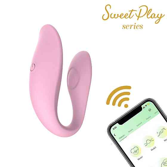 Вібратор - Erospace Sweet Play C-Type Vibrator App Control A7 Sex Aura Київ