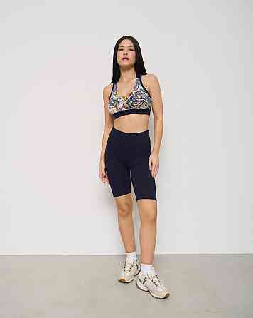 Велосипедки жіночі в рубчик Nicoletta 10075 XL, Темно-сині Київ