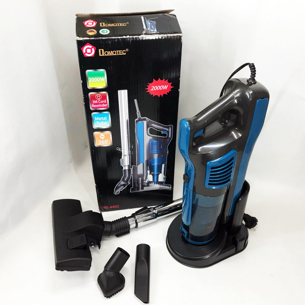 Надежный контейнерный пылесос Domotec MS-4402 220 V, Ручной колбовой пылесос, Ручной пылесос KQ-199 без мешка Киев - изображение 2