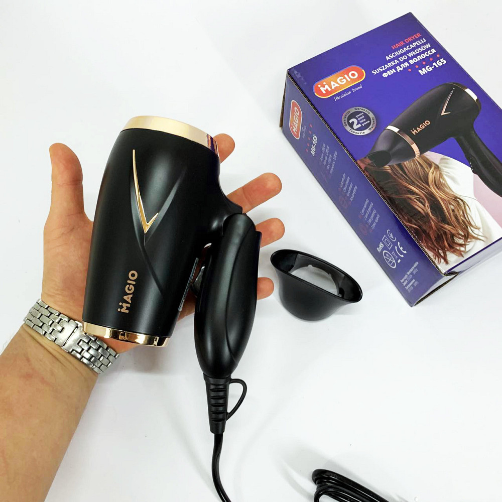 Фен практичний Magio, Жіночий потужний фен для укладання волосся для укладання локонів IR-17 Львів - фото 10