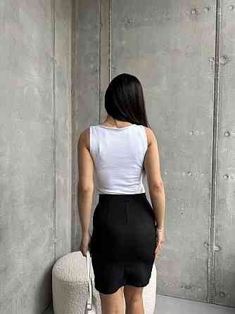 Базова жіноча коротка спідниця олівець Чорний, 48 Одеса