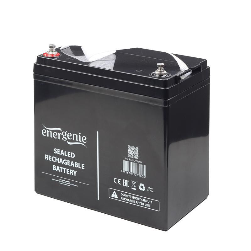 Аккумуляторная батарея EnerGenie 12В 55AH (BAT-12V55AH) AGM ( 19255 ) Харків - фото 1
