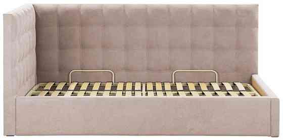 Кровать Chester с боковой спинкой Comfort 140 x 190 см Rosto 13 С подъемным механизмом и нишей для белья Мокко Киев