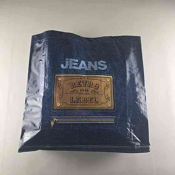 Сумка-шопер 40x40х15 Джинсовий лейбл (1 шт.) Харків