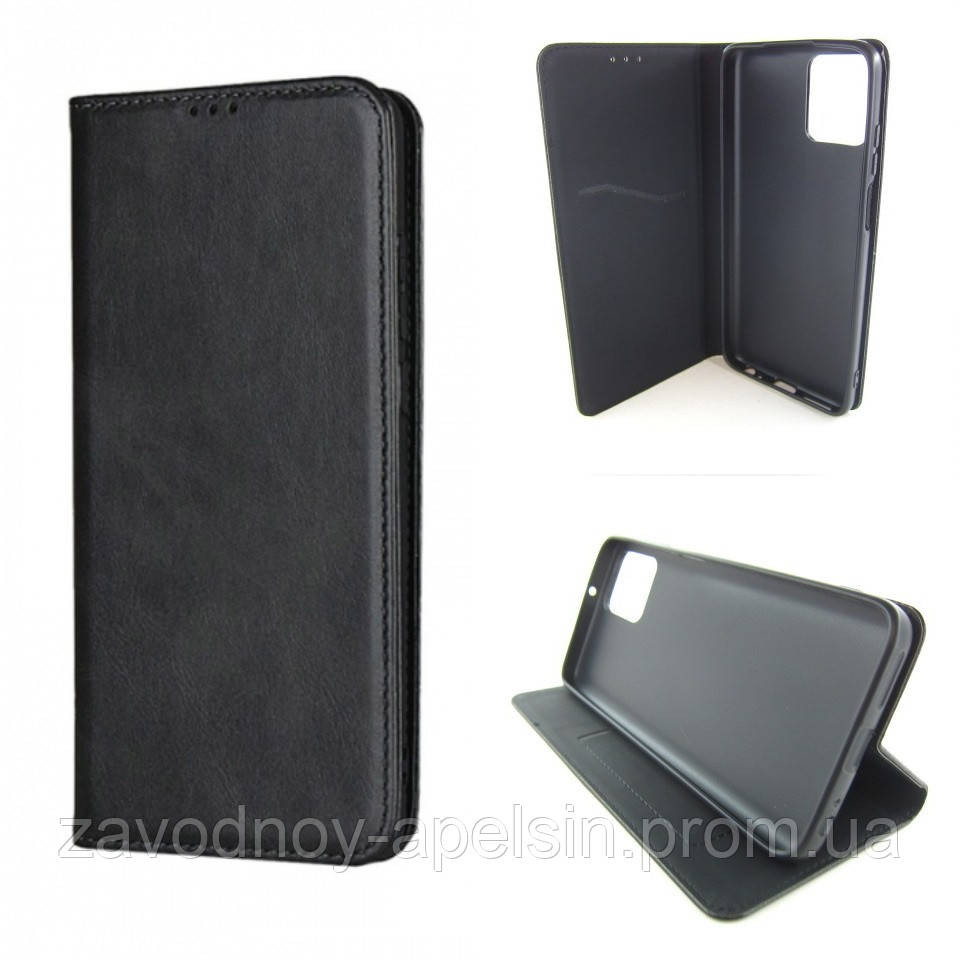 Чохол книжка Motorola Moto G54 Шкіряний (чорний) Одеса - фото 1