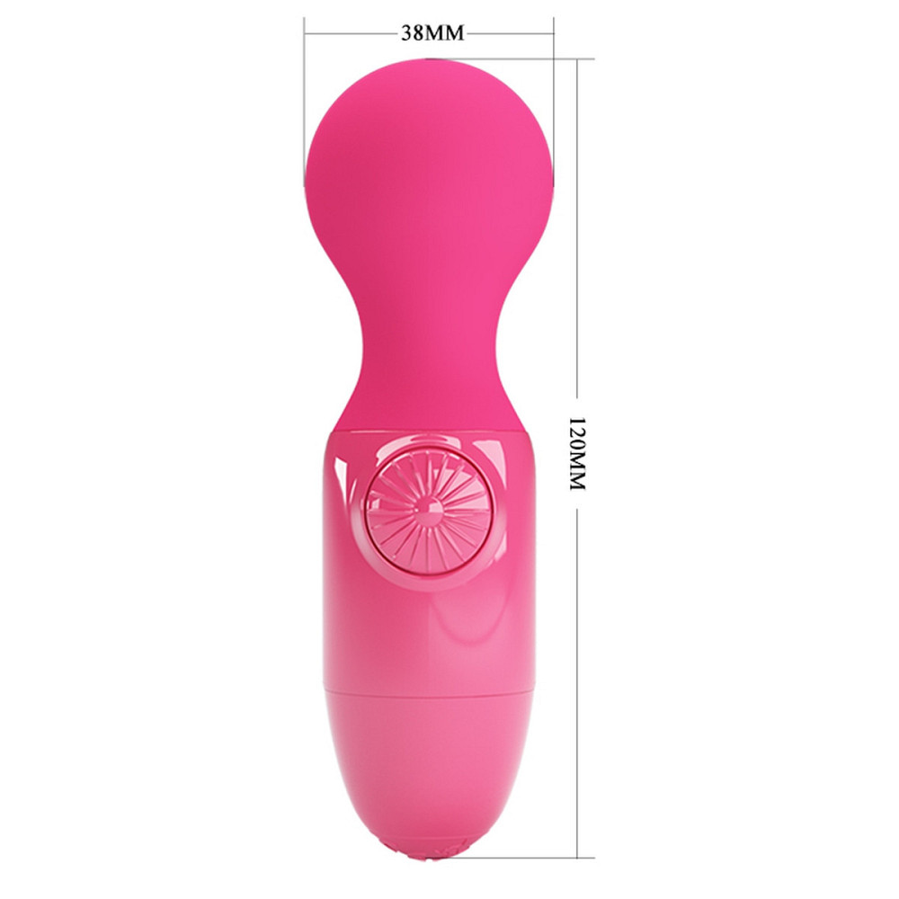 Міні-вібратор PRETTY LOVE Mini Stick, силіконовий, рожевий, USB-заряджання Sex Aura Київ - фото 9