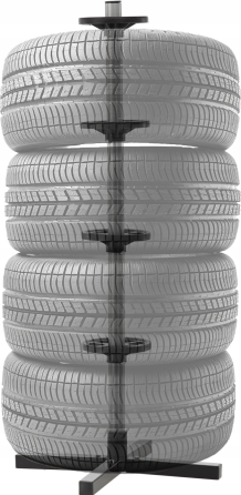 Стойка для хранения шин (подставка для колес) Garden Line на 4 шт, максимальная нагрузка – 100 кг (Польша) Киев