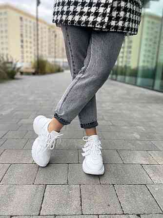 Кроссовки женские M.KRAFT белые натуральная кожа низкий ход 36р.37р.38р. (5280) Коломия