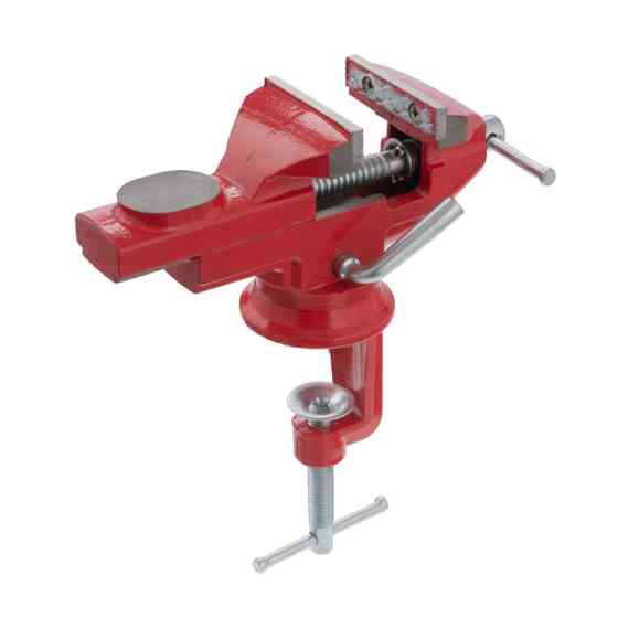 Тиски слесарные поворотные, 60 мм INTERTOOL HT-0054 Киев