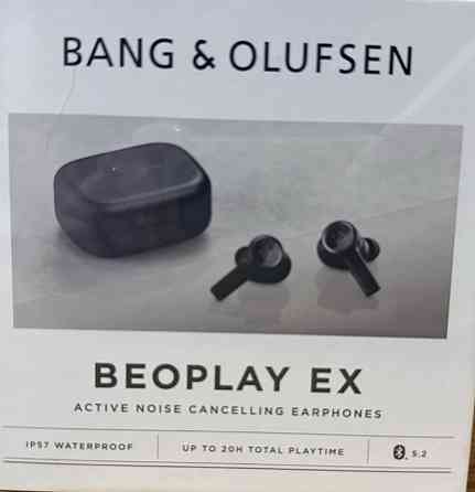 Наушники вложней беспроводные TWS Bang & Olufsen Beoplay EX Black. Киев
