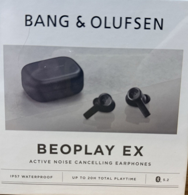 Навушники вкладиші бездротові TWS Bang & Olufsen Beoplay EX Black. Київ - фото 1