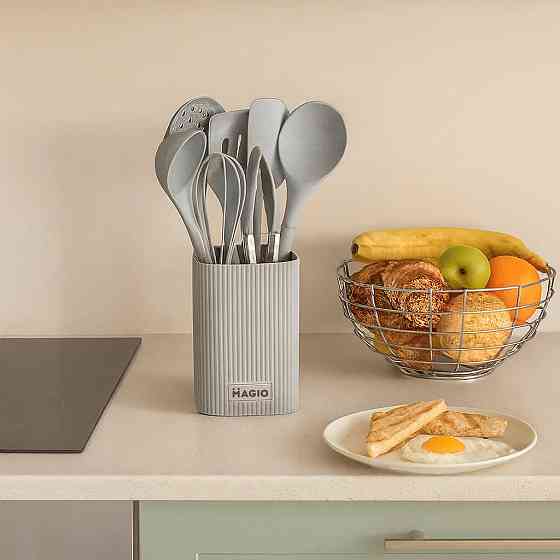 Набір приладдя для кухні якісний, Нейлоновий набір для кухні, Кухонне приладдя з тефлоновим покриттям VY-41 Івано-Франківськ