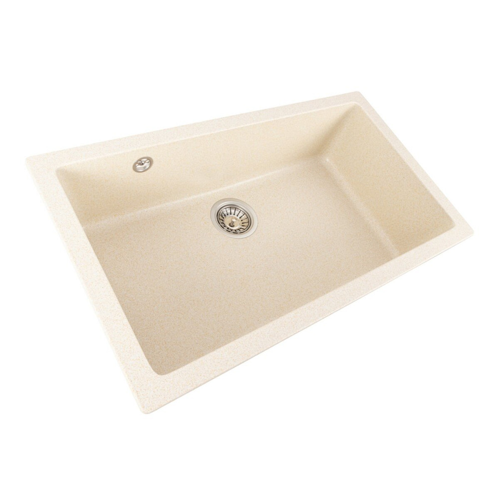 PLATINUM Гранітна мийка для кухні Platinum 7945 Paruana матова Пісок Київ - фото 3