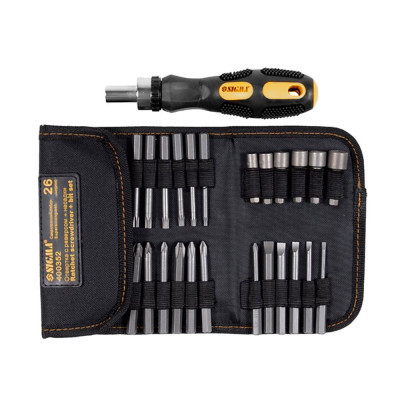 Отвертка Sigma c битами 18шт + насадки торцевые 6шт CrV (4002111) Винница - изображение 1