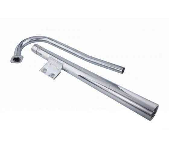 Глушитель мопед Карпаты с коленом Мукачево