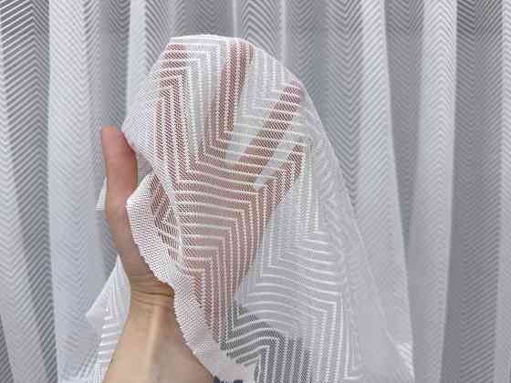 Тюль VR-Textil 2094т Жаккард Белый 400х270 см (42-1318) Киев