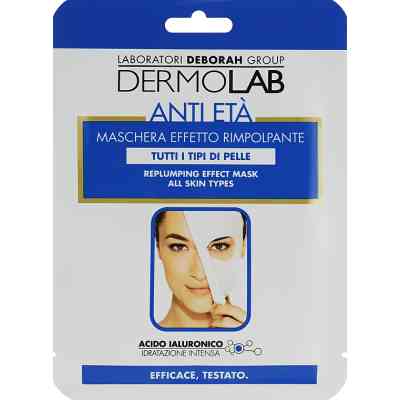 Маска для лица Dermolab Replumping Effect Mask Тканевая (8009518295276) Винница