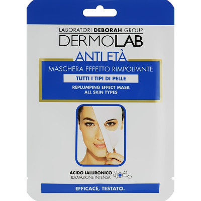 Маска для лица Dermolab Replumping Effect Mask Тканевая (8009518295276) Винница - изображение 1