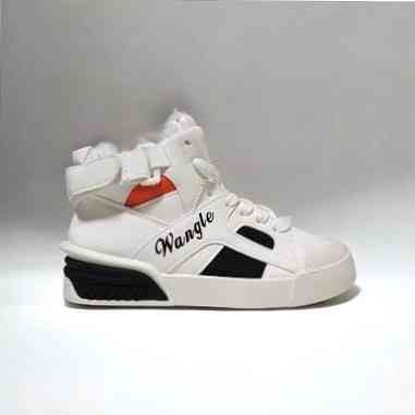 Зимові жіночі Кросівки на хутрі Білі Снікерси Черевики (розміри: 36,37,38,39,40) Дніпро