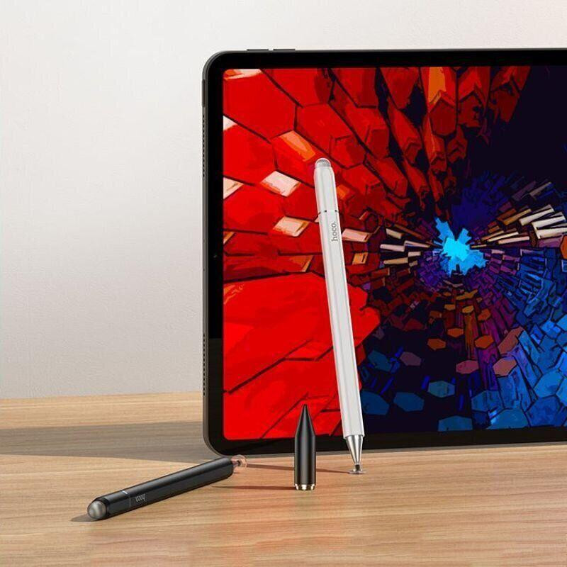 Стилус HOCO GM111 Cool dynamic series 3-in-1 passive universal capacitive pen White Київ - фото 4