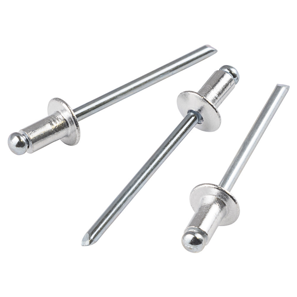 Заклепки алюмінієві 4.0 × 7.0 мм 50 шт Standard SIGMA (2612511) Київ - фото 4