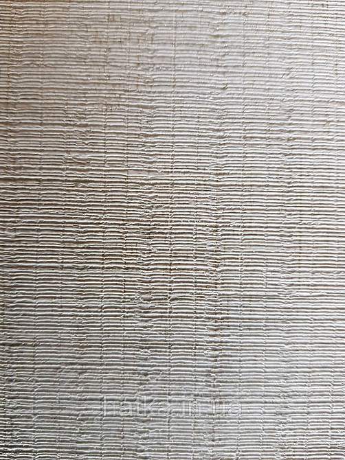 Шпалери флізелінові еко Casadeco Five o'clock 0.53х10 однотонні білі прожилки сріблом під тканина гобелен Київ - фото 1