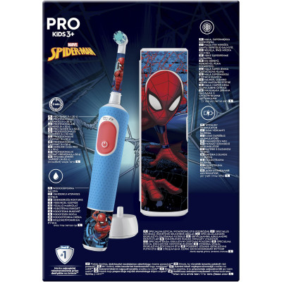 Електрична зубна щітка Oral-B D103.413.2KX Spider-Man Вінниця - фото 3