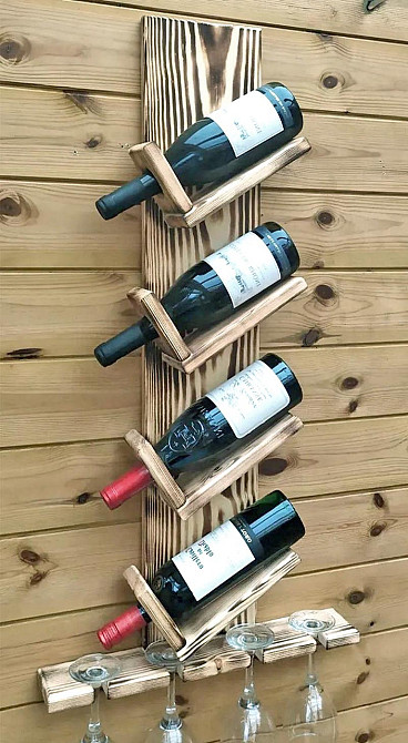 Настінна винна полиця "Сатахе" бенгала Миколаїв - фото 1