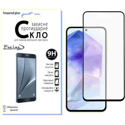 Стекло защитное Fine Line Samsung Galaxy A55 Black (FL-TGFG-345) Винница