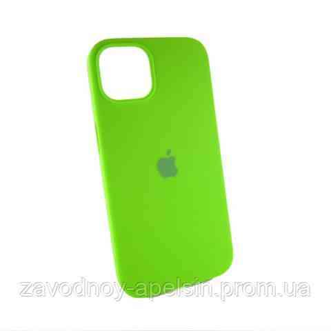IPhone 13 Чохол силіконовий Silicone Case (салатовий) Одеса