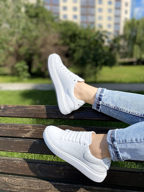 Ditas Кеди жіночі DITAS 128 білі (весна-осінь, шкіра натуральна) (2702) 36-40 Коломия - фото 4