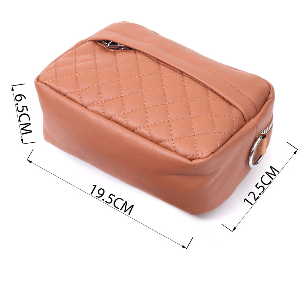 Женская сумка кросс-боди с монетницей из экокожи Vintage 22795 Рыжий Киев - изображение 3