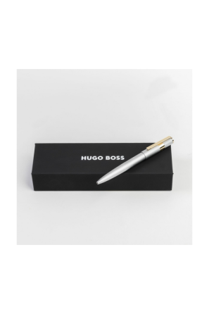 Кулькова ручка Hugo Boss Gear Pinstripe Silver/Gold Ровно