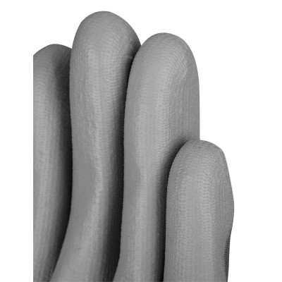 Захисні рукавиці Neo Tools комплект 12шт, поліестер з нітриловим покриттям, р.8, сіро-чорний (97-647-8) Вінниця - фото 6