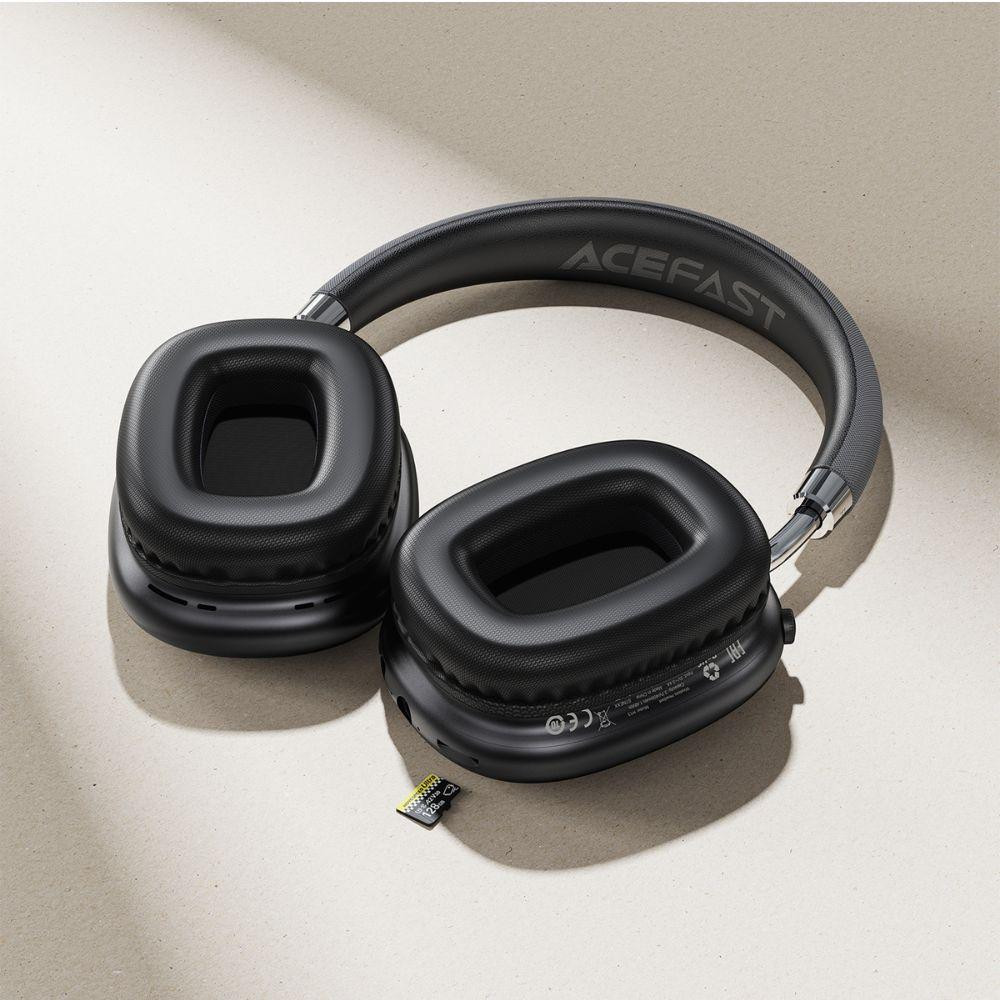 Беспроводные накладные наушники ACEFAST H13 Wireless Headset Black Одесса - изображение 7