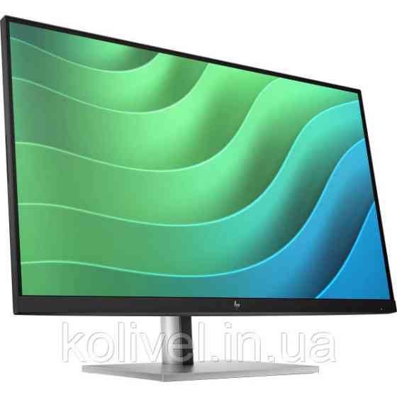 TFT 27" HP E27 G5, FHD, IPS, 75 Гц, HDMI, DP, USB, HAS, Pivot, чорний з срібним (6N4E2AA) Київ