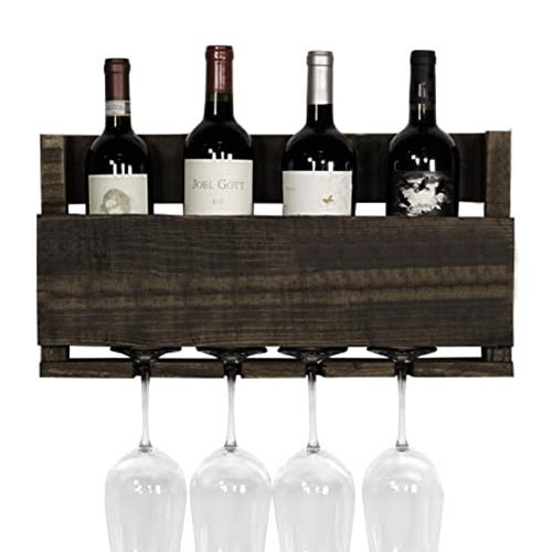 Настенная винная полка 