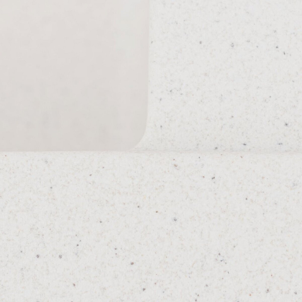 VALESO Гранітна мийка для кухні VALESO SOLID 7843 матова Біла в крапку Киев - изображение 7