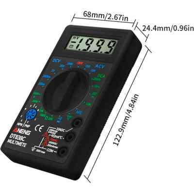 Цифровий мультиметр ANENG AN-DT838C, V, A, R, C, функція hFE (AN-DT838C) Вінниця