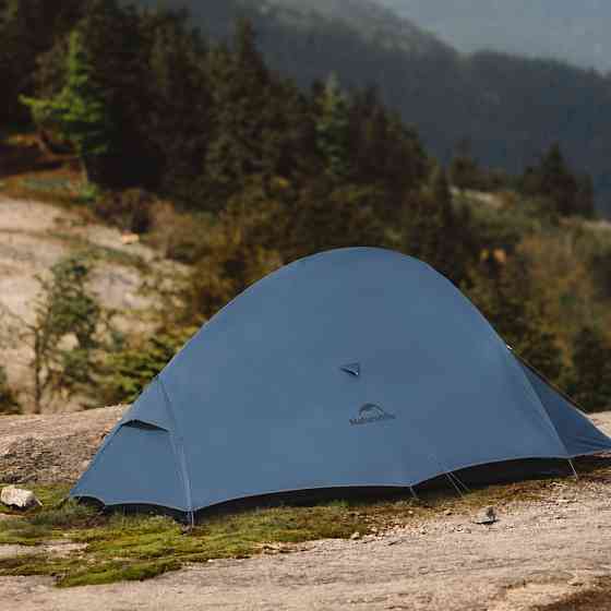 Палатка сверхлегкая двухместная Naturehike Cloud Up Pro CNK2350WS020, 20D, голубая Киев