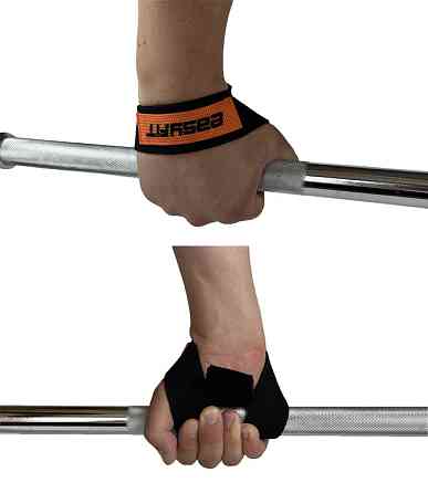 Лямки атлетичні EasyFit Delta для станової тяги чорні Коломия