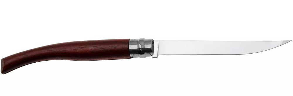 Кухонний ніж філейний Opinel No.12 «Slim Padauk» (002556) Нержавіюча сталь Нововолинськ - фото 3
