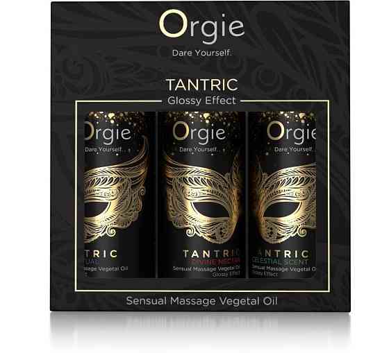 Набір масажних олій TANTRIC з ароматами-афродизіаками, 3×30 мл, Orgie (Бразилія-Португалія) Sex Aura Київ