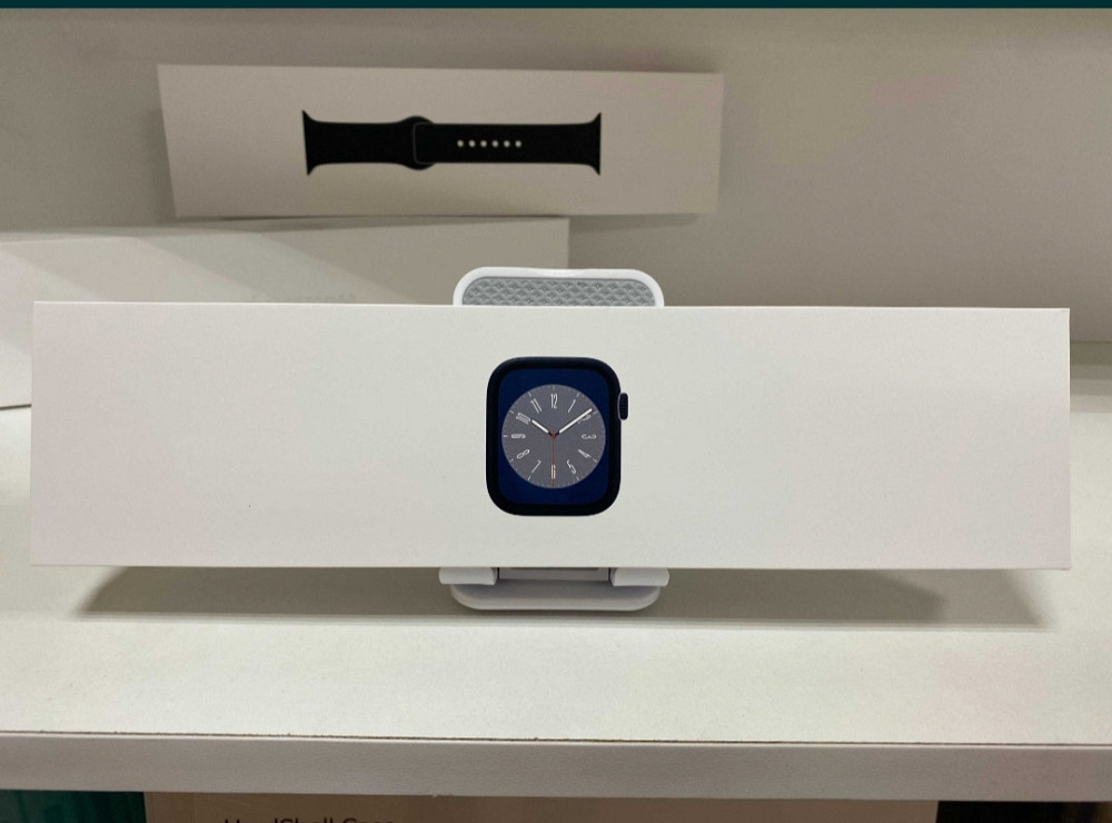 Apple Watch 8 45mm.Midnight GPS MNP13. Гарантия! Киев - изображение 1